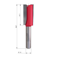 MILWAUKEE Rovná fréza, stopka 8 mm, 2C 16/66 mm – 1 ks 4932500893