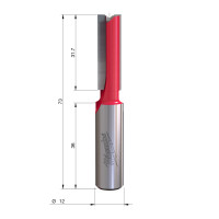 MILWAUKEE Rovná fréza, stopka 12 mm, 2C 10/74 mm – 1 ks 4932500902