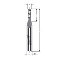 MILWAUKEE Fréza s horním odvodem třísek, stopka 8 mm, 5/60 mm – 1 ks 4932500915