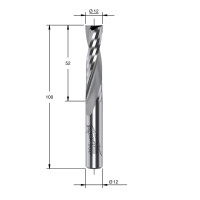MILWAUKEE Fréza s horním odvodem třísek, stopka 12 mm, 12/100 mm – 1 ks 4932500918