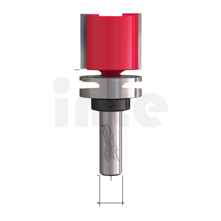 MILWAUKEE Šablonová fréza, stopka 8 mm, 22/57 mm – 1 ks 4932500943