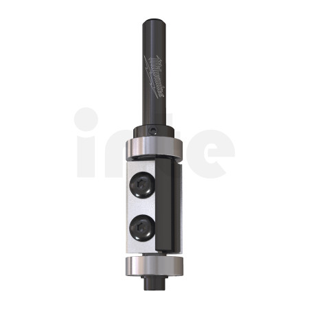 MILWAUKEE Šablonová a zarovnávací fréza s tvrdokovovými břity, stopka 8 mm, 19 / 90 mm – 1 ks 4932500946