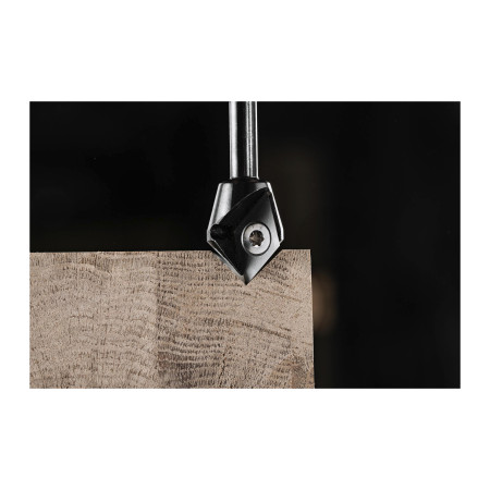 MILWAUKEE V-drážkovací fréza s tvrdokovovým břitem, stopka 8 mm, 23 / 60 mm – 1 ks 4932500958