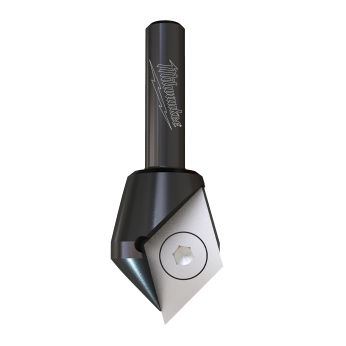MILWAUKEE V-drážkovací fréza s tvrdokovovým břitem, stopka 8 mm, 23 / 60 mm – 1 ks 4932500958