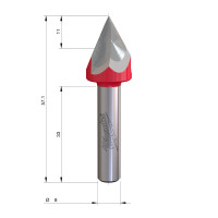 MILWAUKEE Fréza se stopkou 8 mm Laser Point, 12,7/57,2 mm – 1 ks 4932500960