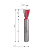 MILWAUKEE Fréza 8mm stopka, rybinová 12,7/52,4 mm – 1 ks 4932500978