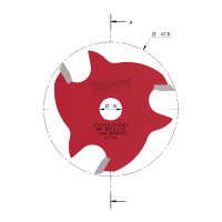 MILWAUKEE Drážkovací fréza 1,5 mm 4932500984