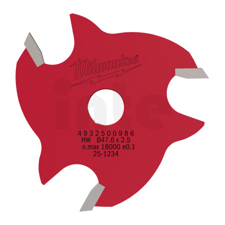 MILWAUKEE Drážkovací fréza 2,5 mm 4932500986