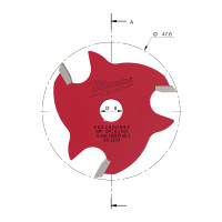 MILWAUKEE Drážkovací fréza 6 mm 4932500992