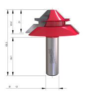 MILWAUKEE Fréza pro zámkový spoj, stopka 12 mm, 50,8 / 9,5 / 19 mm – 1 ks 4932500995