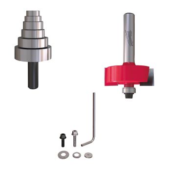 MILWAUKEE Falcovací fréza, stopka 8 mm, 34,9 mm / 0–12,7 mm – 1 ks 4932500999