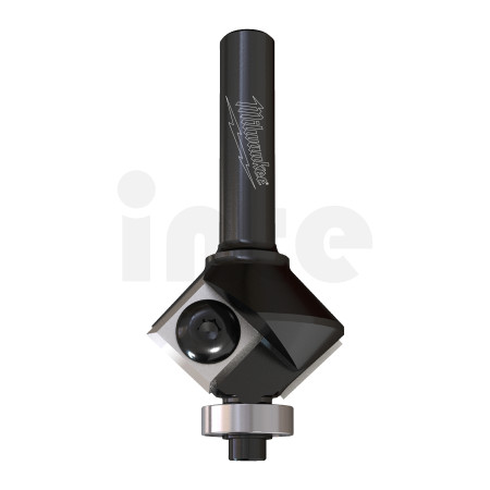 MILWAUKEE Fréza pro srážení hran s tvrdokovovými břity se stopkou 8 mm, (HW), 29/60 mm – 1 ks 4932501008