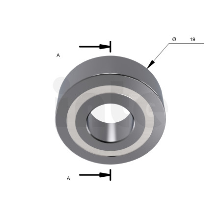 MILWAUKEE Ložisko B7 19x8x6 mm – 1 ks 4932501061