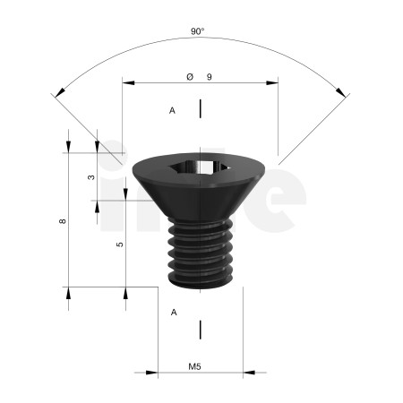 MILWAUKEE Upevňovací šroub S4 TX M5 × 5 x 5 – 1 ks 4932501078