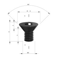 MILWAUKEE Upevňovací šroub S4 TX M5 × 5 x 5 – 1 ks 4932501078