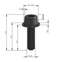 MILWAUKEE Upevňovací šroub S5 1/8x3/8 – 1 ks 4932501079