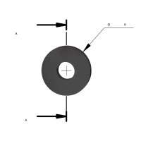 MILWAUKEE Objímka / distanční kroužek C5 E 9 × 3,25 × 1,6 mm – 1 ks 4932501089