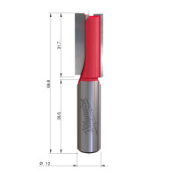 MILWAUKEE Rovná fréza, stopka 12 mm, 2C 15/70 mm – 1 ks 4932501171