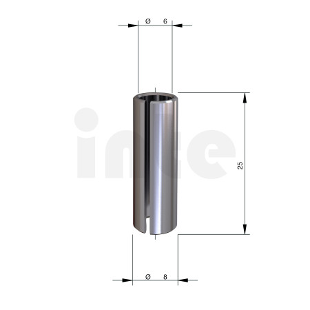 MILWAUKEE Redukční pouzdro 8 mm → 6 mm – 1 ks 4932501181