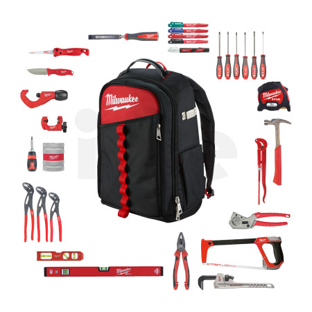 MILWAUKEE Instalatérská sada v batohu - 38 ks 4932501190