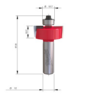 MILWAUKEE Falcovací fréza, stopka 12 mm, 31,7 / 9,5 mm – 1 ks 4932501209