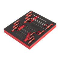 MILWAUKEE 11 pc Hex T-Key Set Foam Insert 4932501230