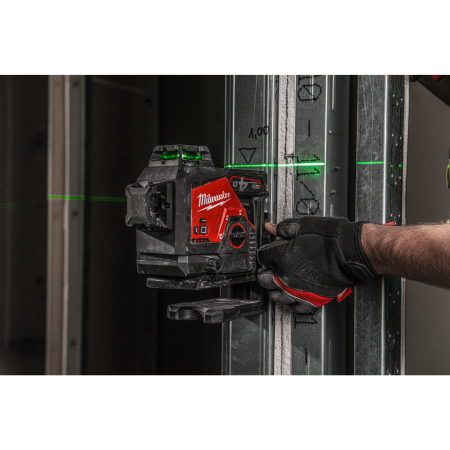 MILWAUKEE Laser M12™ 360° se zeleným paprskem se 3 rovinami 4933478102
