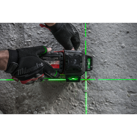 MILWAUKEE Laser M12™ 360° se zeleným paprskem se 3 rovinami 4933478102