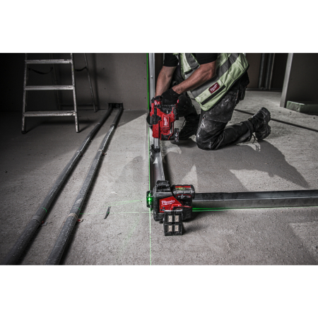 MILWAUKEE Laser M12™ 360° se zeleným paprskem se 3 rovinami 4933478102