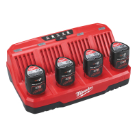 MILWAUKEE M12C4 - M12™ nabíječka s 4 porty 4932430554