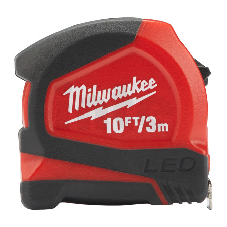 MILWAUKEE Svinovací metr s LED 3m/10ft 4932501678