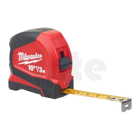 MILWAUKEE Svinovací metr s LED 3m/10ft 4932501678