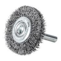 MILWAUKEE Kotoučový kartáč S6 50×11 mm, ocelový, vlnitý drát 0,3 mm – 3 ks 4932501703