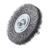 MILWAUKEE Kotoučový kartáč S6 70×9 mm, ocelový, vlnitý drát 0,3 mm – 3 ks 4932501707