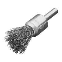 MILWAUKEE Štětcový kartáč S6 17×20×65 mm, nerezový, vlnitý drát 0,3 mm – 3 ks 4932501721