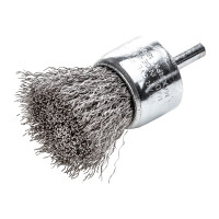 MILWAUKEE Štětcový kartáč S6 22×25×68 mm, nerezový, vlnitý drát 0,3 mm – 3 ks 4932501723