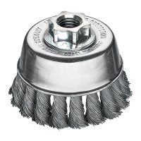 MILWAUKEE Hrnkový kartáč M14 65×18 mm, ocelový, splétaný drát 0,5 mm – 1 ks 4932501735
