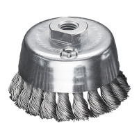 MILWAUKEE Hrnkový kartáč M14 90×20 mm, ocelový, splétaný drát 0,5 mm – 1 ks 4932501737