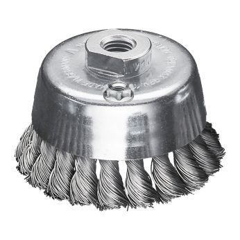 MILWAUKEE Hrnkový kartáč M14 90×20 mm, ocelový, splétaný drát 0,5 mm – 1 ks 4932501737