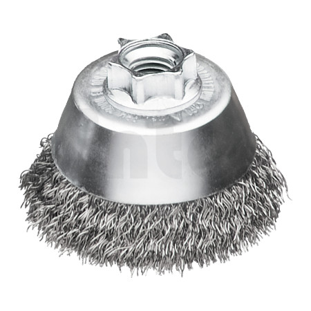 MILWAUKEE Hrnkový kartáč M14 65 mm, ocelový, vlnitý drát 0,35 mm – 1 ks 4932501750
