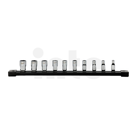 MILWAUKEE 1/4'' Drive chrome socket set 4932501800