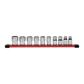 MILWAUKEE 1/2'' Drive chrome socket set 4932501806
