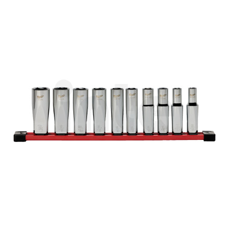 MILWAUKEE 1/2'' Drive chrome socket set 4932501807