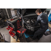 MILWAUKEE 244dílná plně vybavená sada ráčen a nástrčných hlavic PACKOUT™ 1/4˝, 3/8˝ a 1/2˝ 4932501864