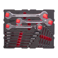 MILWAUKEE Double Open End Spanner Set Packout Foam Insert 4932501874
