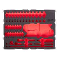 MILWAUKEE ½'' Ratchet and Bit Socket Set Packout Foam Insert 4932502035