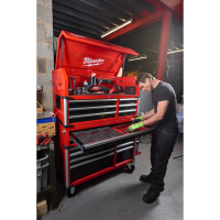 MILWAUKEE SRC46-1 46" / 117 cm vysokokapacitní dílenská ocelová skříň s 10 zásuvkami 4932478852