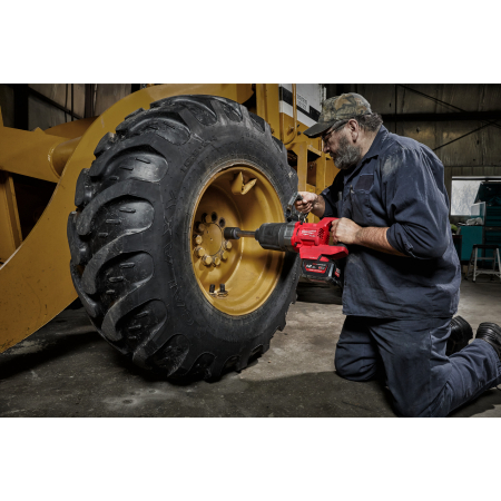MILWAUKEE M18 ONEFHIWF1D-121C FUEL ONE-KEY 1″ rázový utahovák D-rukojeť, pojistný kroužek a prodloužené vřeteno 4933499251