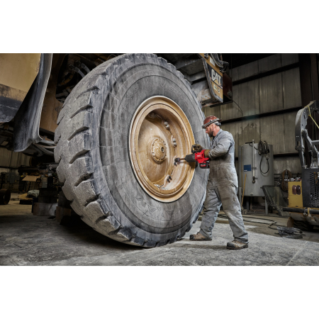 MILWAUKEE M18 ONEFHIWF1D-121C FUEL ONE-KEY 1″ rázový utahovák D-rukojeť, pojistný kroužek a prodloužené vřeteno 4933499251