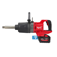 MILWAUKEE M18 ONEFHIWF1D-121C FUEL ONE-KEY 1″ rázový utahovák D-rukojeť, pojistný kroužek a prodloužené vřeteno 4933499251